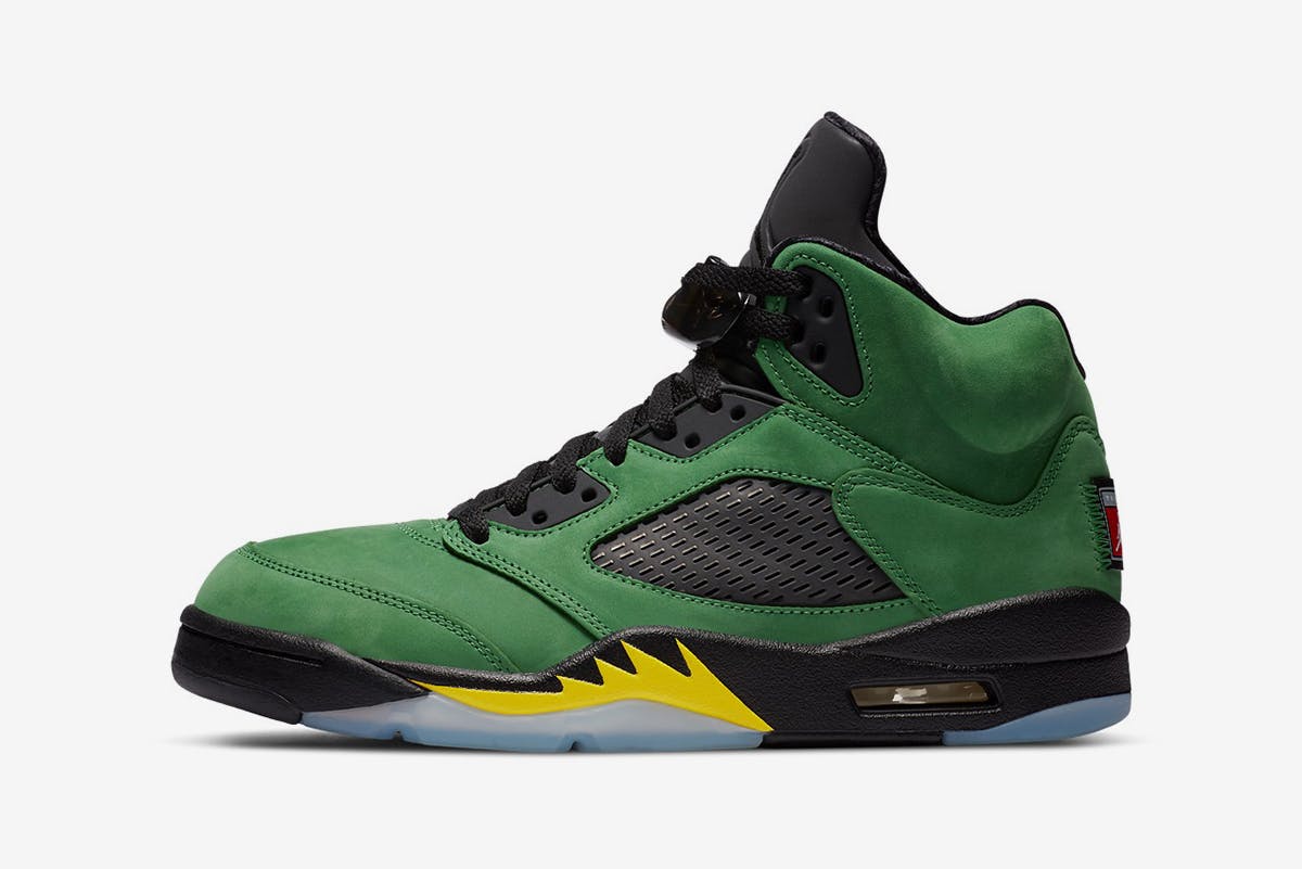 apple green jordan 5 outfit